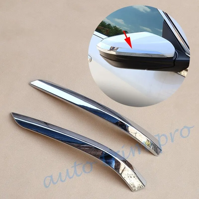 

2X Chrome Accessories Back Rear View Mirror Cover Trim Fit For Honda Civic 10th 2016 2017 2018 2019 Accessories Decoration