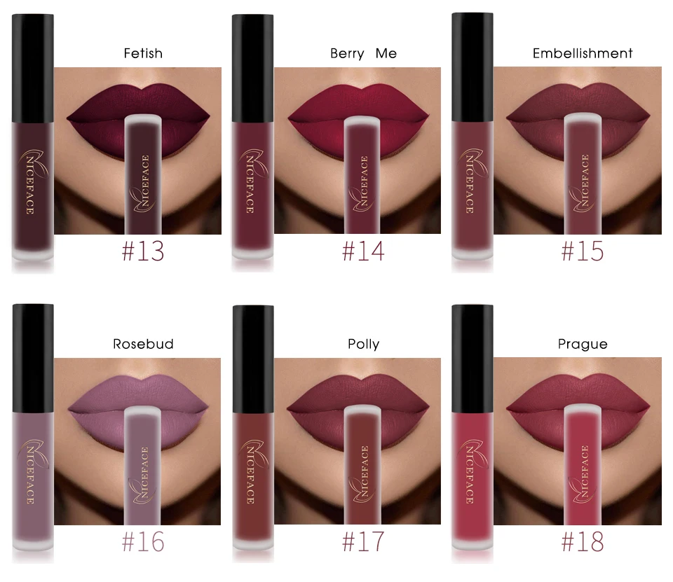 Waterproof Lip Gloss Long Lasting Nude Matte Lipstick Kit Velvet Red Liquid Lipstick Lipgloss Cosmetics Lip Stick Makeup Set Waterproof Lip Gloss Long Lasting Nude Matte Lipstick Kit Velvet Red Liquid Lipstick Lipgloss Cosmetics Lip Stick Makeup Set