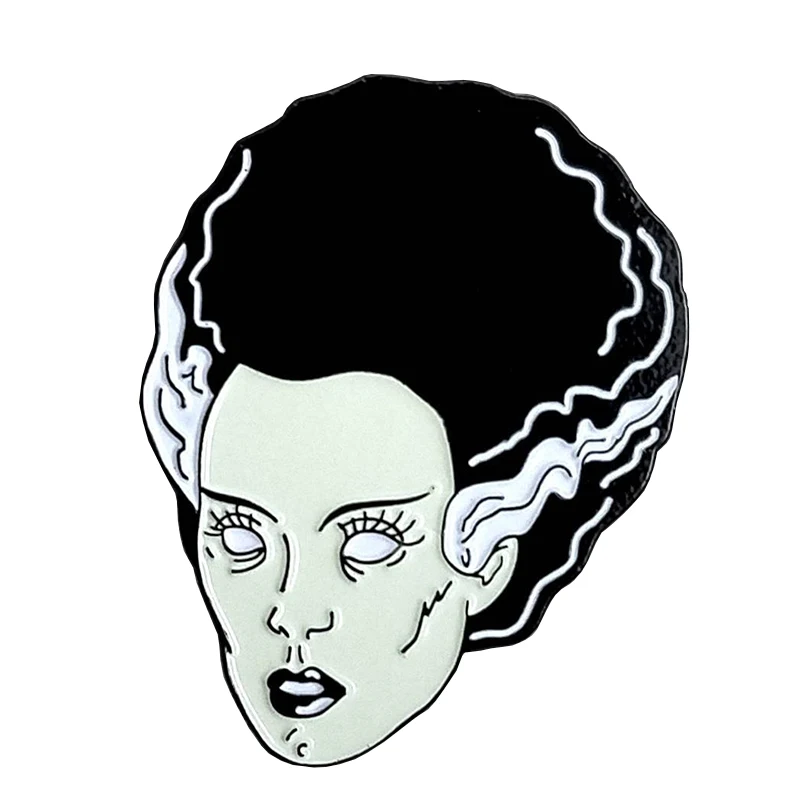 Bride of Frankenstein Enamel Lapel Pin