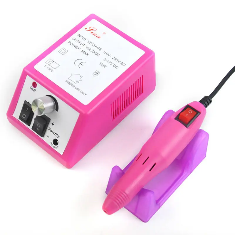 Nail Drill Machine Nail File Pedicure Manicure Grinder Polisher Nail Art Tool woman finger care tools nail drill bits