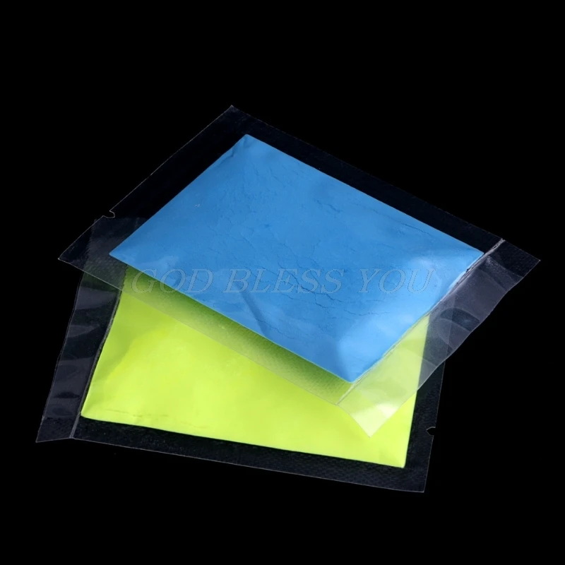 12 Colors Fashion Super Bright Glow in the Dark Powder Glow Luminous Pigment Fluorescent Powder Brightly Colored Powder 10g/bag