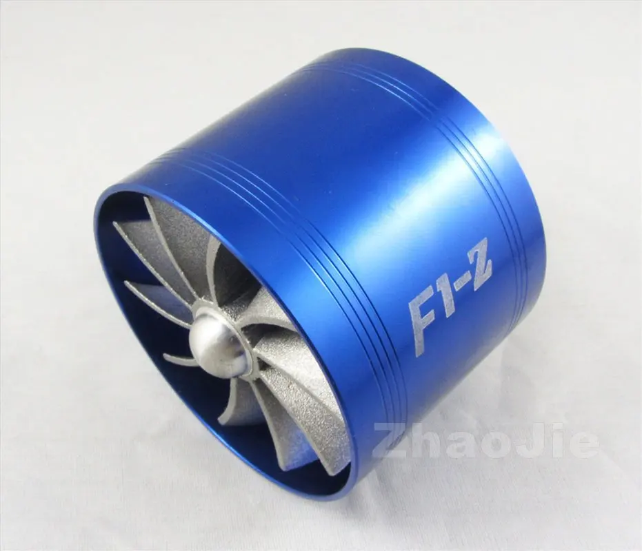 Single Turbo Air Intake Gas Fuel Saver Fan F1 Z Tornado Turbine charger