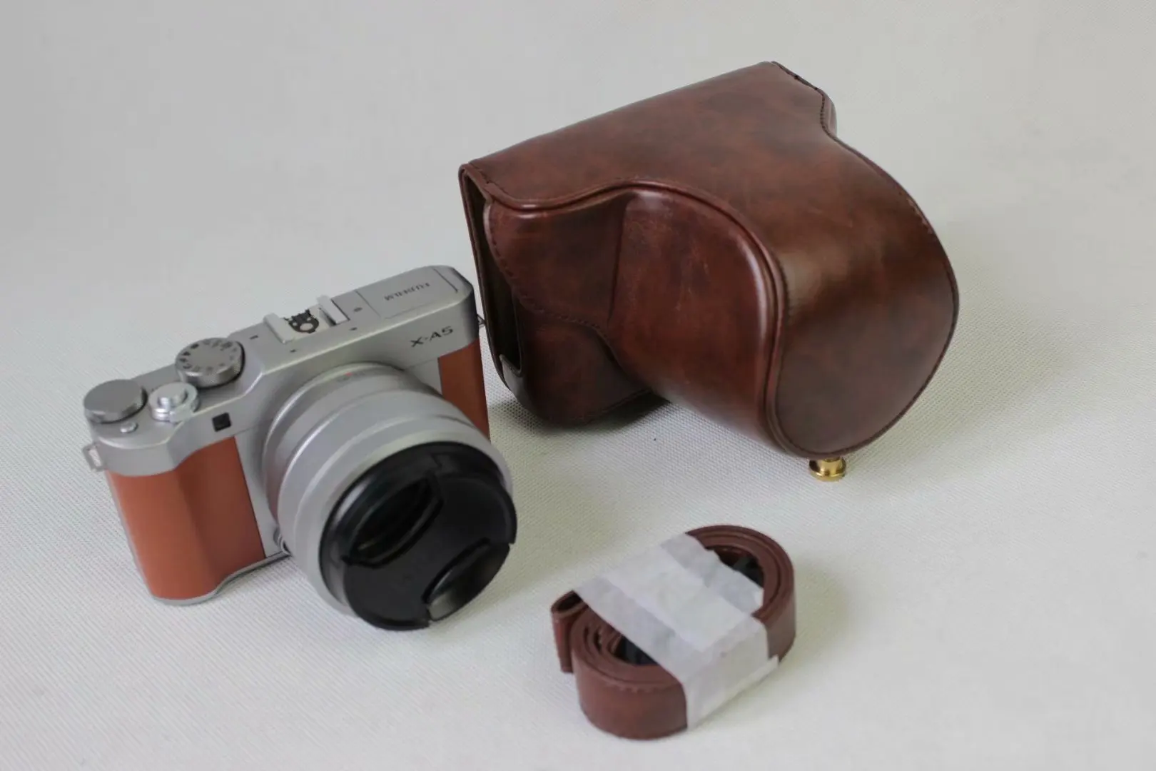 Новинка чехол из искусственной кожи для камеры с ремешком Fuji XA20 XA5 Fujifilm XA 20