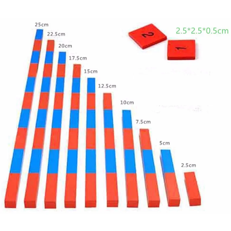Baby Toy Small Numerical Rods Montessori Math Learning & Education Classic Wood Kids Toys Brinquedos Juguetes