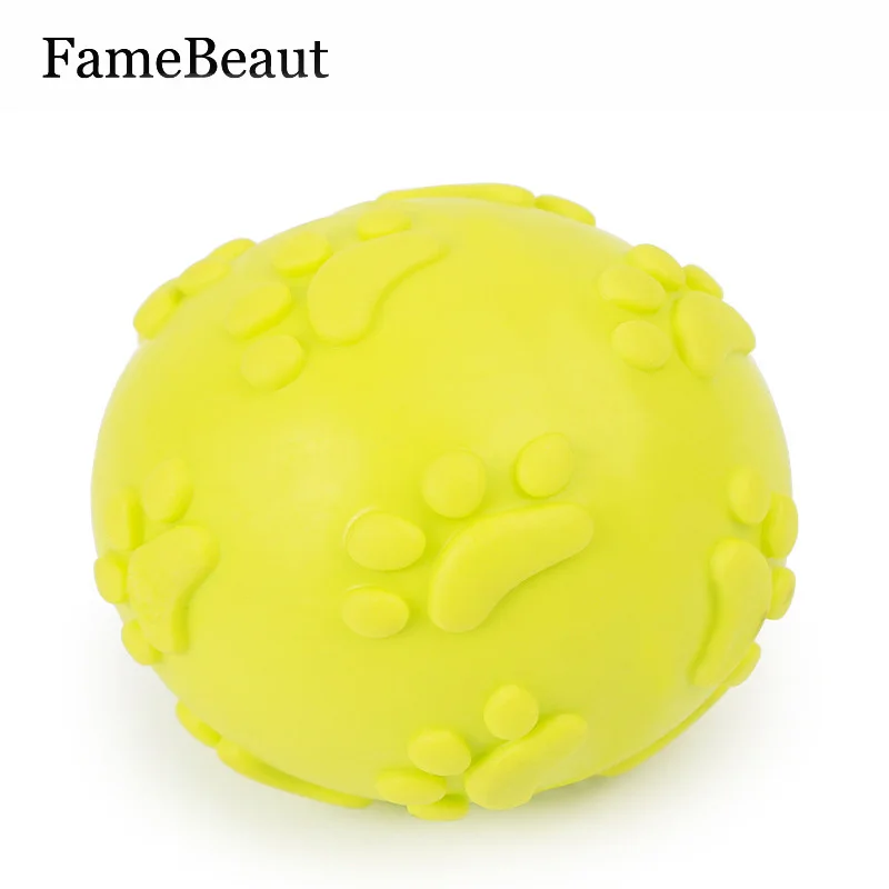 FameBeaut Top TPR Rubber Dog Toy Ball Non Toxic And Environmentally