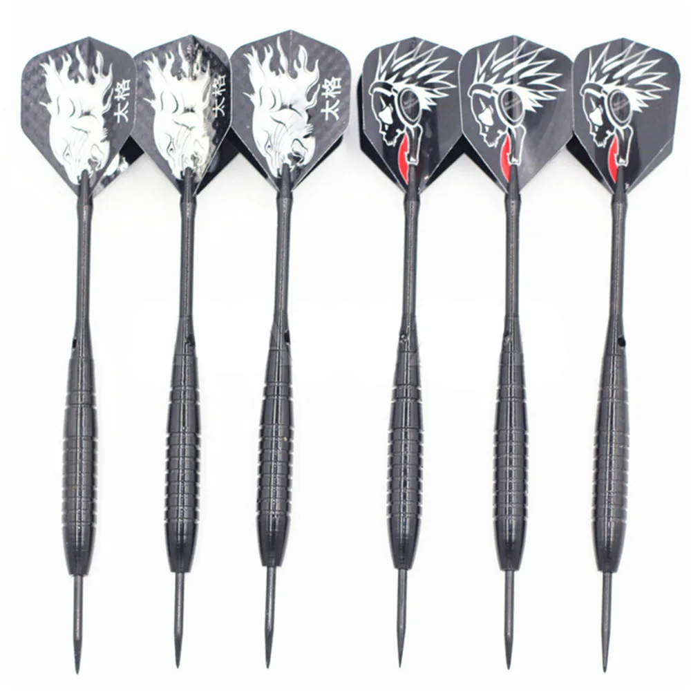 

gohantee High Quality 22g 3pcs/Set Steel Needle Tip Darts Professional Tungsten Darts With Dart Flights For Standard Board Game