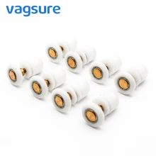 4pcs-8pcs/Set 19mm/23mm/25mm/27mm Nylon Straight Plastic Single Pulley Runner Wheel Door Rollers For Sliding Shower Room Cabin 4pcs-8pcs/Set 19mm/23mm/25mm/27mm Nylon Straight Plastic Single Pulley Runner Wheel Door Rollers For Sliding Shower Room Cabin