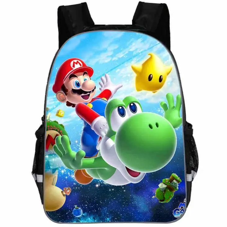 Новые школьные сумки с принтом Супер Марио, модные детские рюкзаки Mochila, повседневные сумки на плечо с изображением Марио, повседневные Рюкзаки для мальчиков