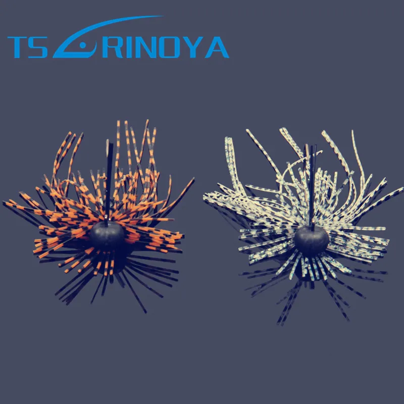 Tsurinoya 2 шт. 5g Вольфрамовая головка резиновый джиг крючок мягкая силиконовая