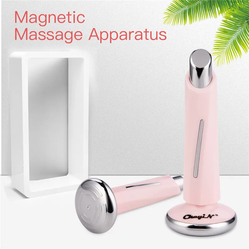 

CkeyiN Magnetic Face Eye Massager Beauty Skin Care Vibration Facial Rejuvenation Device Anti Wrinkle Face Dark Circles Remover