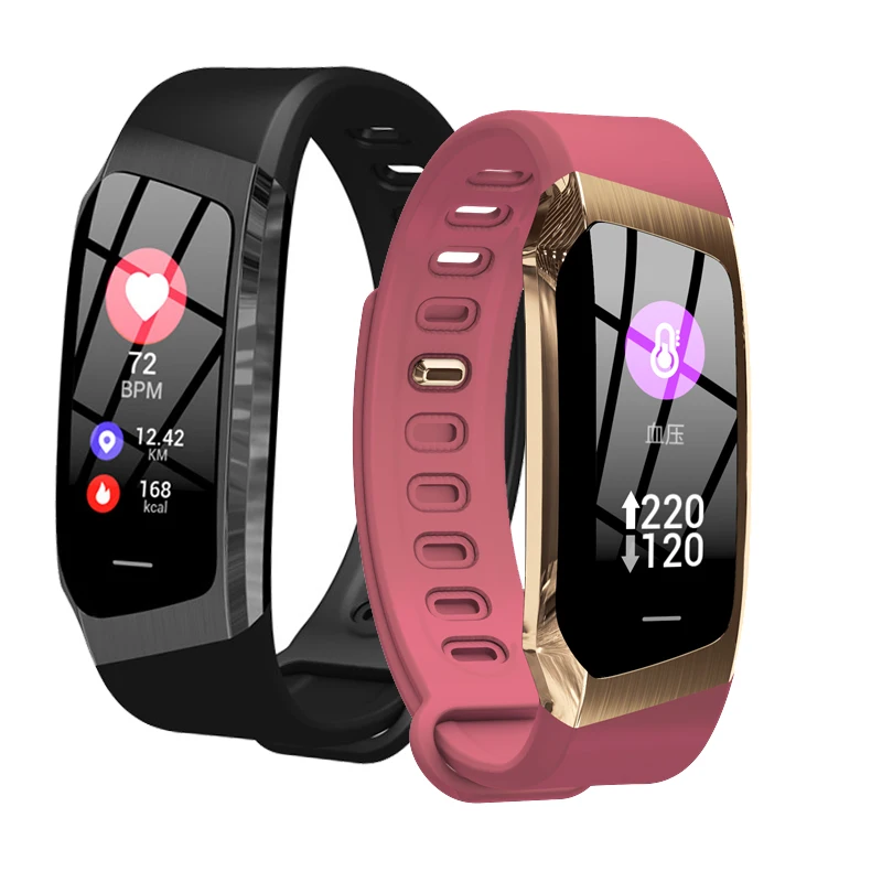 

GIAUSA E18 Smart Band 2019 Color Screen ip67 Waterproof Blood Pressure Oxygen Heart Rate Monitor Sport Bracelet Watch Talk Band