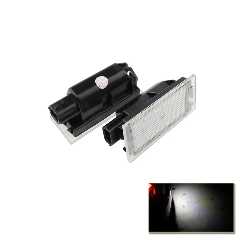 

Led SMD Number License Plate Lights For Smart Fortwo Coupe Convertible W453 Canbus Error Free Car-Styling White Led Lamp