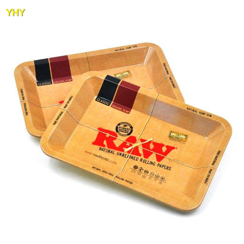 Raw Tray Rolling Tray Metal Cigarette Smoking Rolling Trays Tobacco Plate 04