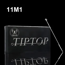 50PCS TIPTOP Premium Tattoo Needles 11M1 Disposable Sterilze 11 Single Magnum Tattoo Needles Free Shipping