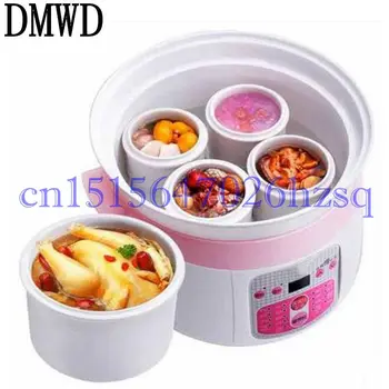 

DMWD 220V 300W Multifunctional Household Electric Slow Cooker 5 Ceramic liners with Timer cooking gruel Health slow cooker