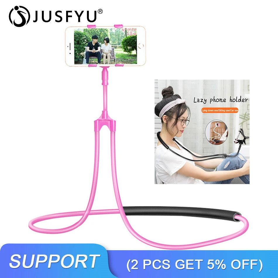 

Lazy Phone Holder 360 Rotating Flexible Long Arms Mobile Cell Phone holder Desk Table Clip Bed lazy Bracket Smart Stand Support