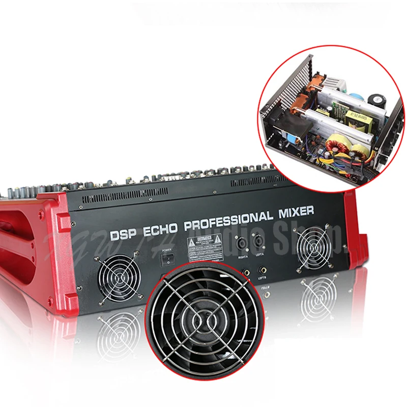 1800W+1800W 12 Channel 16 DSP Digital Effect Sound