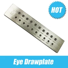 Инструменты для изготовления ювелирных изделий, конский глаз, вольфрамовый карбид, размер отверстия 3,1-5,0 мм, номер отверстия 20 goldsmith