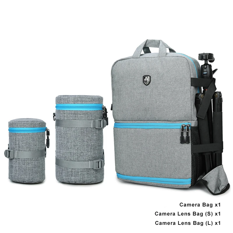 Orange WINVIN Waterproof SLR/DSLR Camera Backpack Shoulder Bag Travel Case for Canon Nikon Sony Digital Lens Orange WINVIN Waterproof SLR/DSLR Camera Backpack Shoulder Bag Travel Case for Canon Nikon Sony Digital Lens