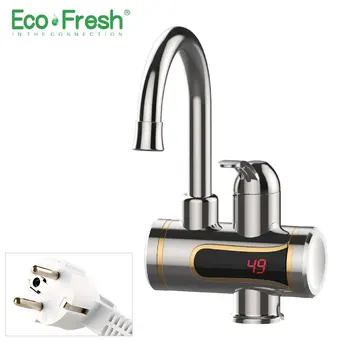 

Ecofresh Electric Kitchen Water Heater Tap Instant Hot Faucet Heater Cold Heating Faucet Tankless Instantaneous Water Heater