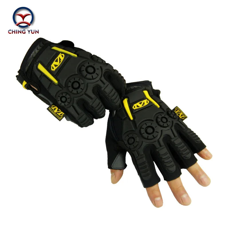 2017 male semi-finger protective ride Non-slip  gloves Men Fingerless Gloves tactical Half Finger gloves   Riding Fishing Gloves