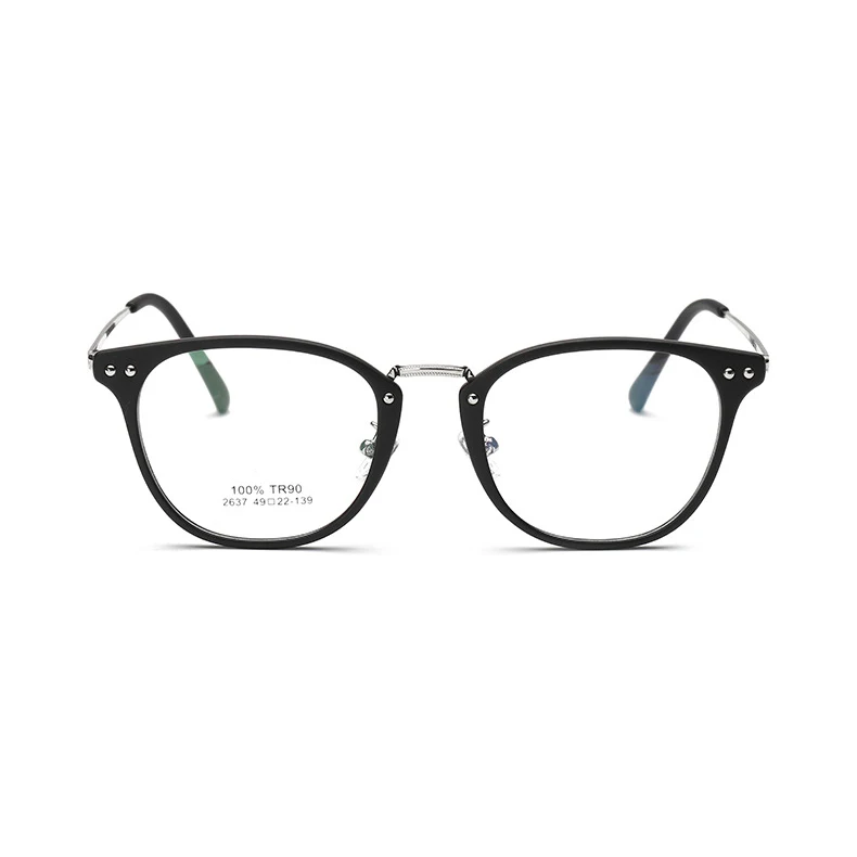 Мода 2017 г. ретро круглые очки кадр Clear Lens оптика Брендовые дизайнерские по рецепту