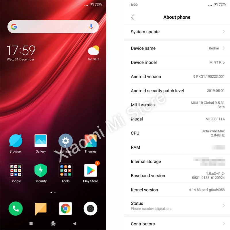 Смартфон Xiaomi Redmi K20 PRO глобальной прошивки 6 ГБ ОЗУ 128 Гб ПЗУ Snapdragon 855 48 Мп + 20 МП 4000