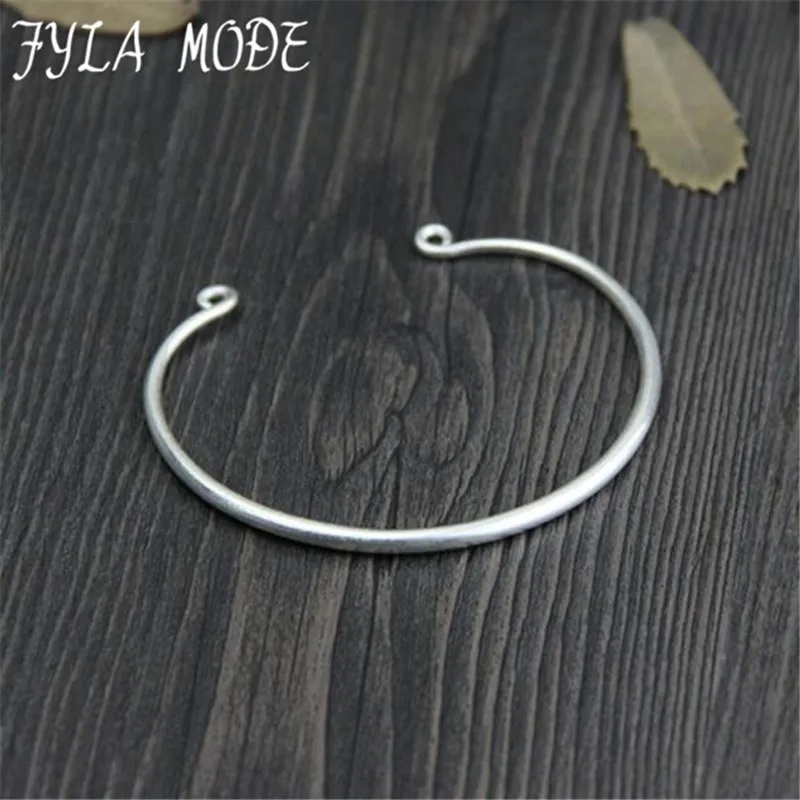 

Fyla Mode Newest S999 Silver Traditional Monkey King Magic Spell Opening Cuff Bangle Bracelet Jewelry For Women Men Jewelry