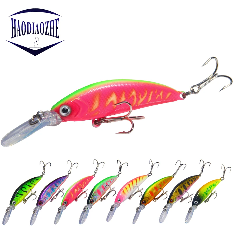 

Minnow Fishing Lures 70mm 5.7g Wobblers Floating Long Lip Crankbait Hard Bait Japan Pesca Isca Artificial Pike Carp Swimbait