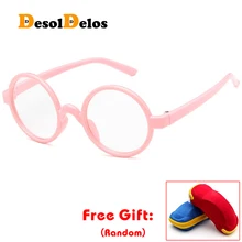 Cute Baby Round Glasses Frame Kids Solid Harry -Potter Spectacle Frames Myopic Lens Frame Boy&Girls Children Eyeglasses