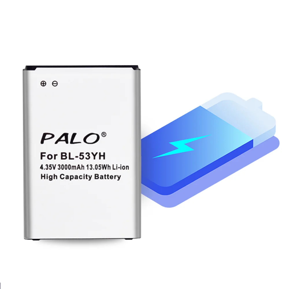PALO LG BL 53YH аккумулятор высокой емкости для Optimus G3 D830 D850 D851 D855 LS990 VS985 F400