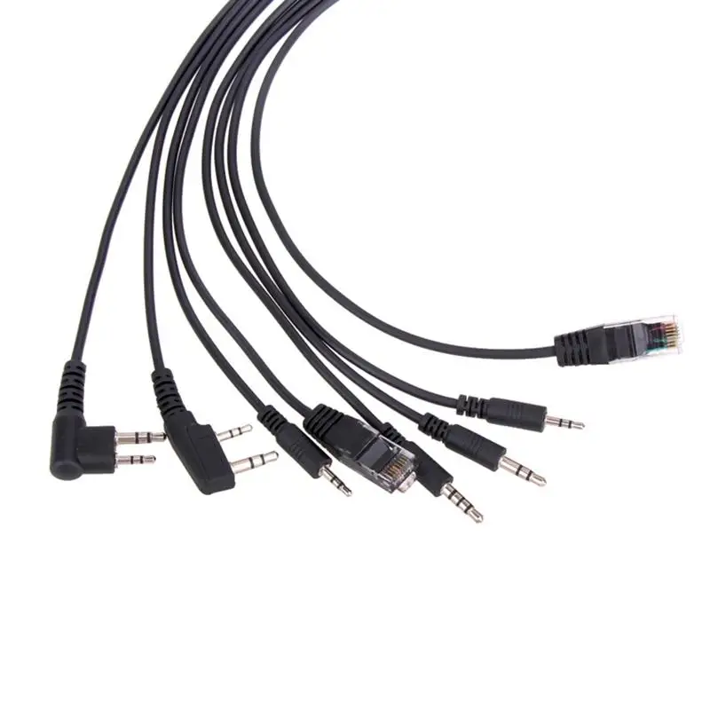 USB Кабель для программирования hobbyline C2102 Chip 8 в 1 с CD Baofeng Motorola AXU4100 AXV5100 Kenwood TYT QYT Radio