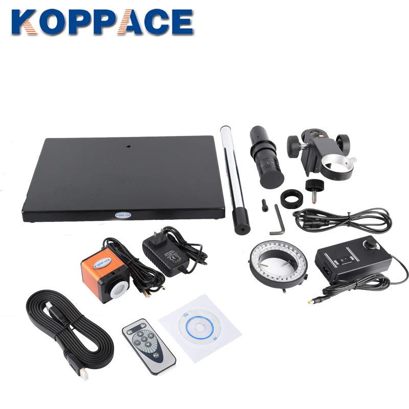 KOPPACE 16MP Full HD 1080 P 60FPS HDMI USB 205X промышленный цифровой микроскоп с камерой мобильный сотовый телефон обслуживание микроскоп