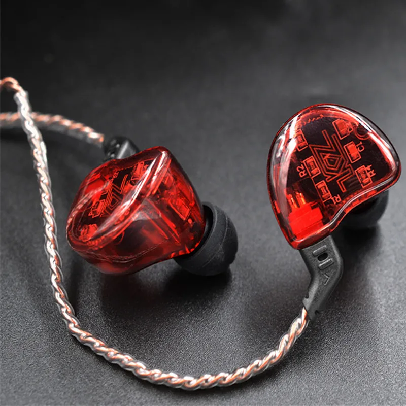Оригинальный KZ ZS10 Hi Fi гибридные наушники проводной динамический Арматура