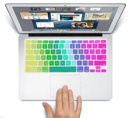 Радуга силиконовый чехол для Apple MacBook Air 13 дюймов защитный Наклейки для Mac Book ноутбук кожи Плёнки