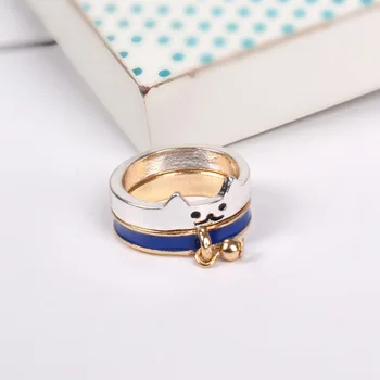 

Hot Sale Animal Lovers Pet Ring Cute Cat Rings For Couple Lovers Ring Women's Love Cat Pet Ring