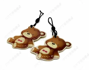 

NFC Epoxy key tags NFC NTAG213 cards logo printed 13.56mhz rfid tag keyfobs free shipping