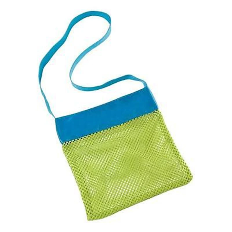 Foldable Portable Beach Bag Kids Children Mesh Storage Bag (7)