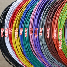 UL1015 18AWG OD 2.8mm Environmental Electronic Wire Internal Wiring VW-1 10 Colors Selectable