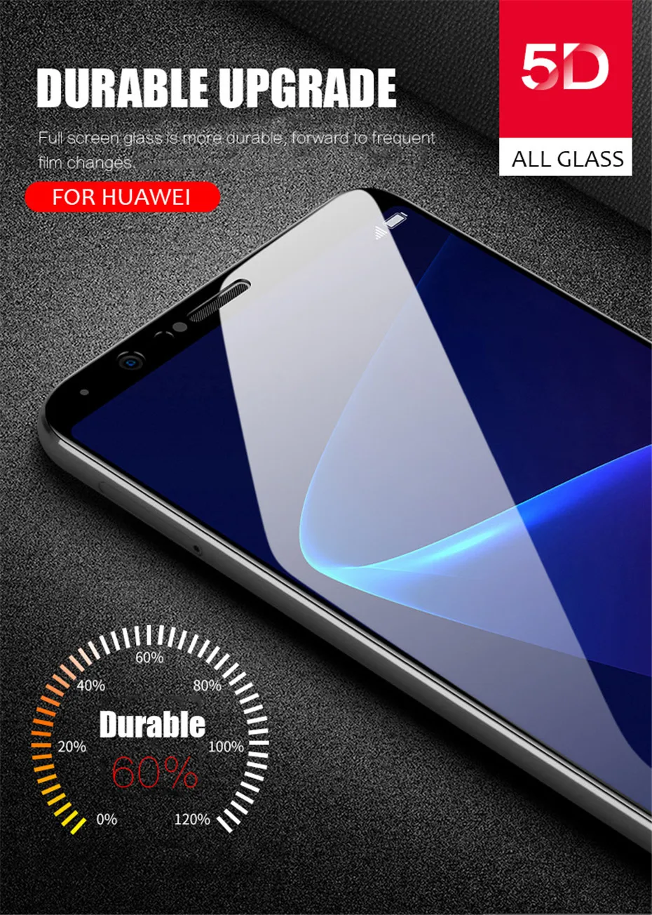 MOUSEMI 5D Full Cover Tempered Glass For Honor 10 9 Lite Glass Screen Protectors For Huawei Mate 10 P10 Nova 3E P20 Lite P Smart (5)