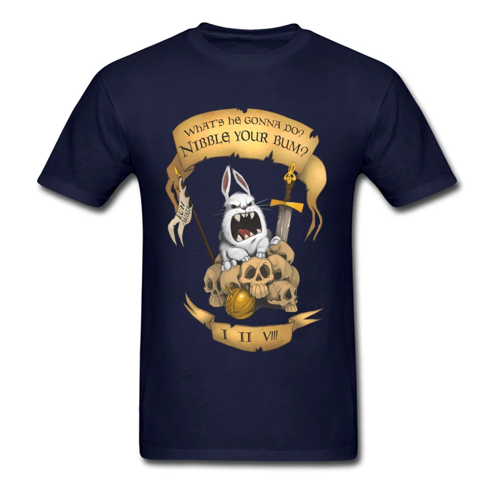 Killer Rabbit Tops Tees 2018 New Fashion O-Neck Casual Short Sleeve 100% Cotton Fabric Men Tshirts Customized Tee-Shirts Killer Rabbit navy