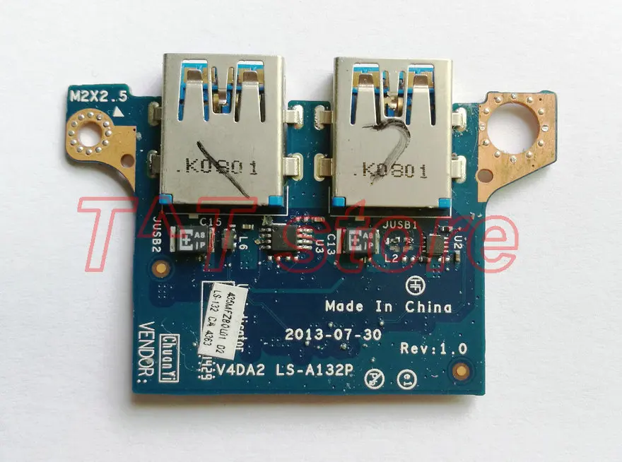 

original for Acer Travelmate P645 usb 3.0 board V4DA2 LS-A132P test good free shipping 435MFZB0L01