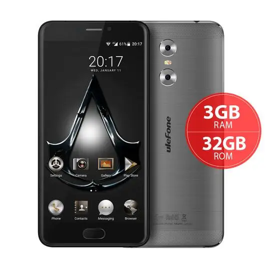 Original Ulefone Gemini Cell Phone 3G RAM 32G ROM MT6737T Quad Core 5 5 inch Android