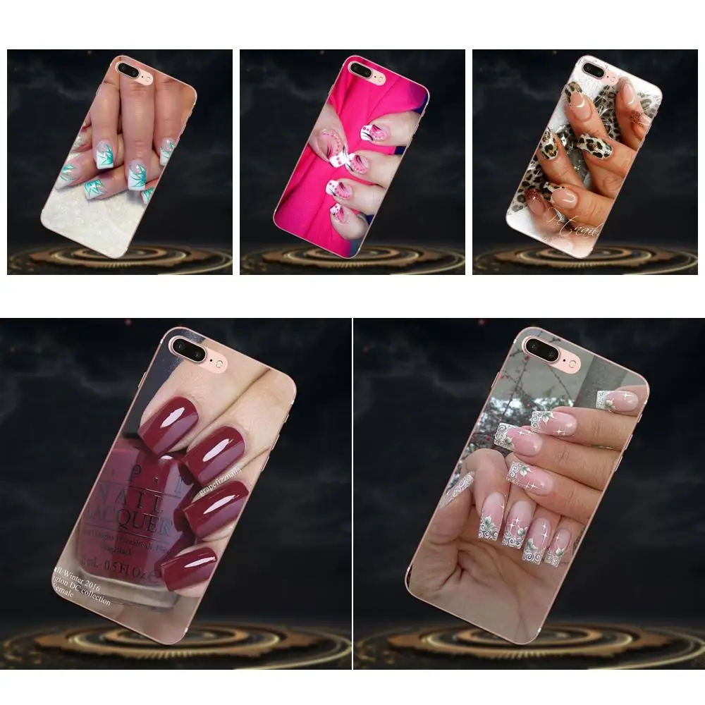 

Painted Phone Case For Sony Xperia Z Z1 Z2 Z3 Z4 Z5 compact Mini M2 M4 M5 T3 E3 E5 XA XA1 XZ Premium The Color Nail Polish