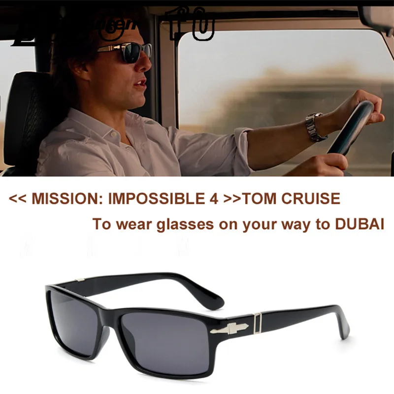 

Polarized Driving Men Sunglasses Fashion Mission Impossible4 Tom Cruise James Bond Sun Glasses Oculos De Sol Masculino gozluk