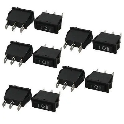 10x AC 6A/250V 15A/125V 3-контактный SPDT вкл/выкл/вкл панельный переключатель | Обустройство