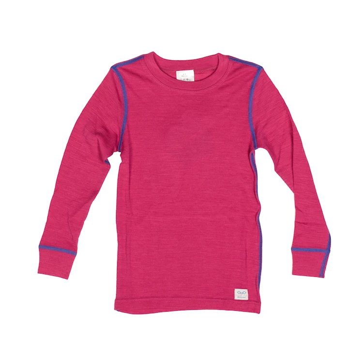 100 Merino Wool Kids pajama set Thermal underwear set base layer long