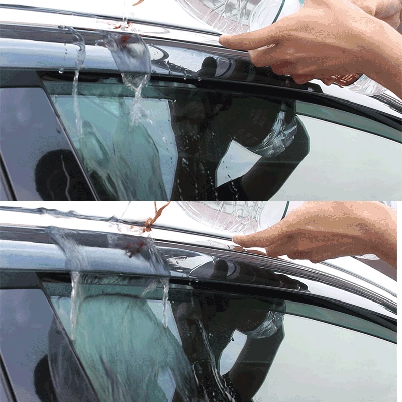 Mcrea 4 шт., АБС-пластик, автомобильный дым окно Защита от солнца дождь козырек-отражатель гвардии для Renault Koleos 2010 2011 2012 2013 аксессуары