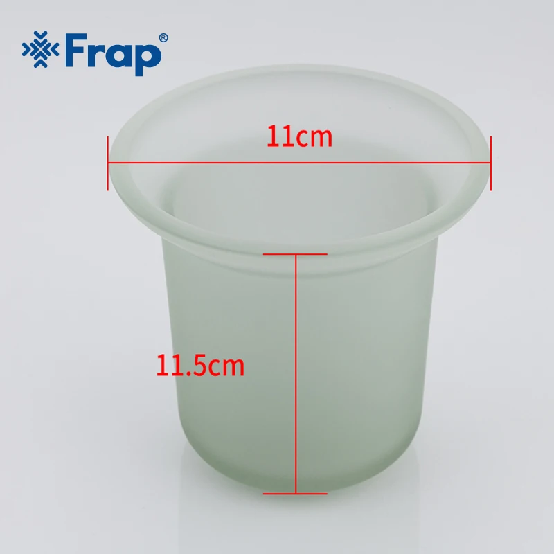 Frap 1 комплект современного вискозного держатель для туалетной щетки из нержавеющей стали посадочное место стекло чашки Ванная комната установка оборудования F3810