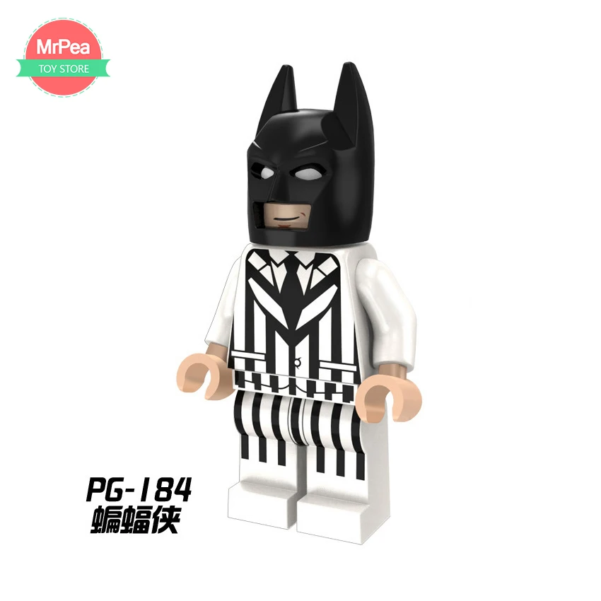 Single sale Super Heroes Batman Batgirl Bathrope Marve Compatible With LegoINGly Building Blocks Toys Figures for Children 30